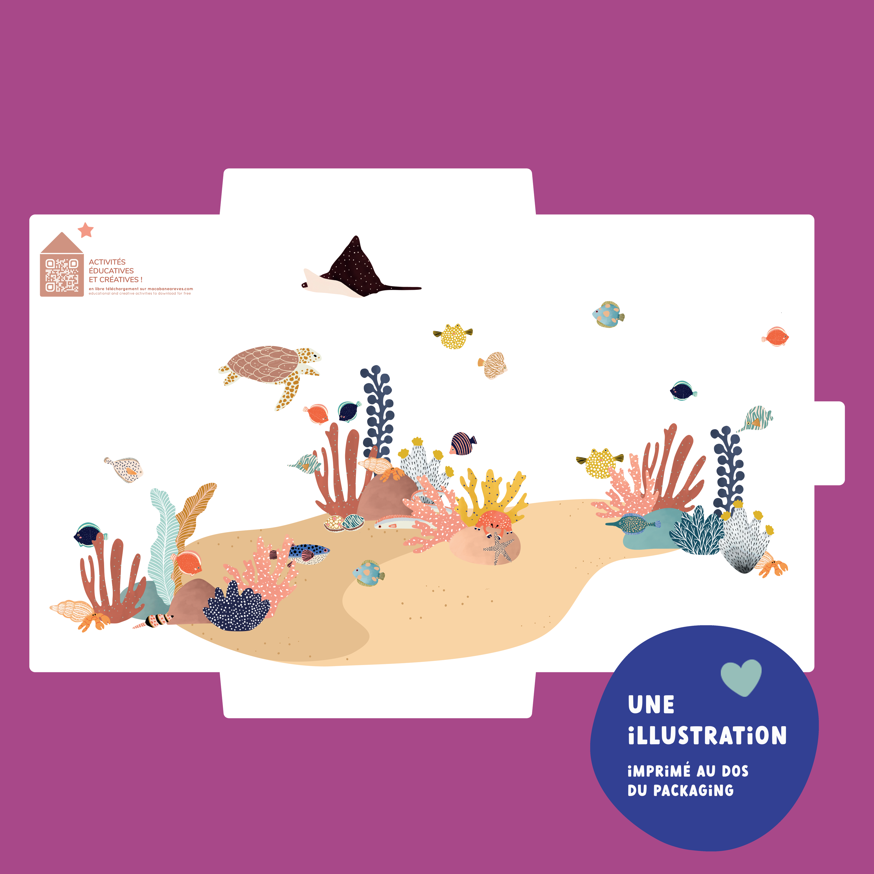 Jeux magnétique - Animaux Océan