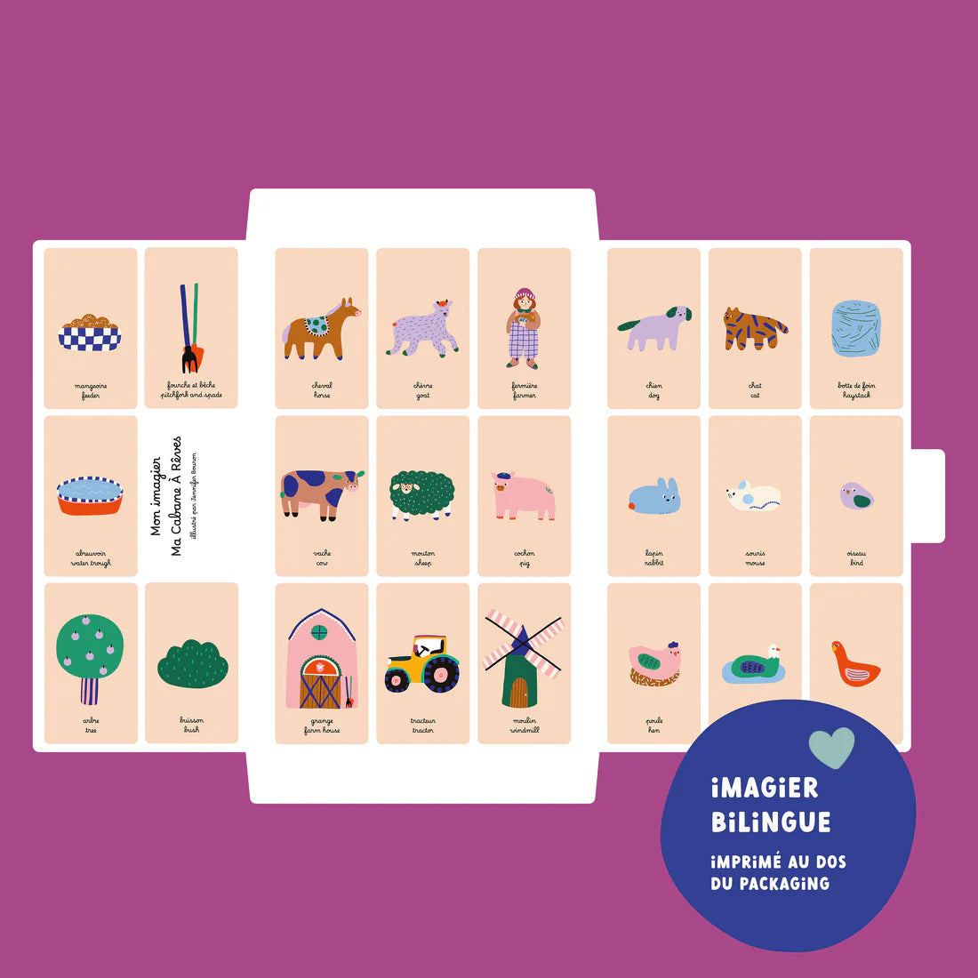 Jeux magnétique - Animaux Ferme