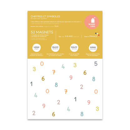 Jeux magnétique - Chiffres et Symboles