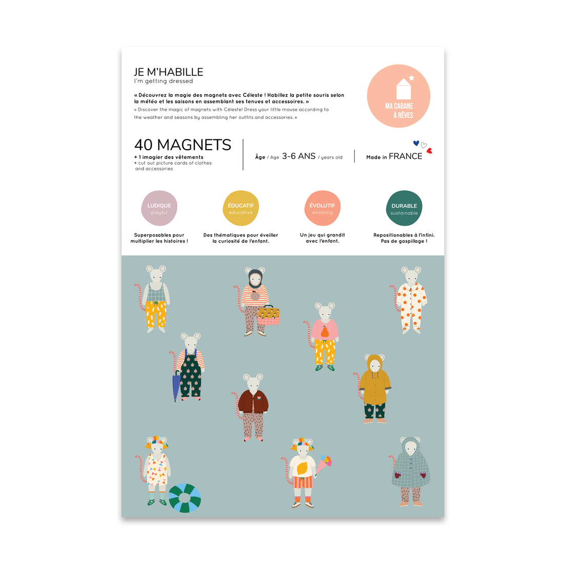 Jeu magnétique - Je m&