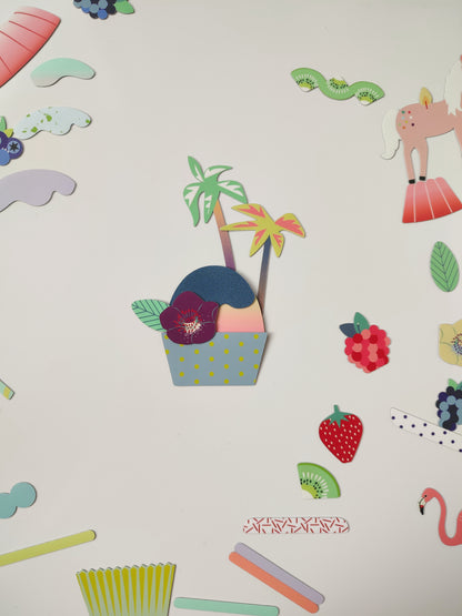 Jeu magnétique - Cupcakes