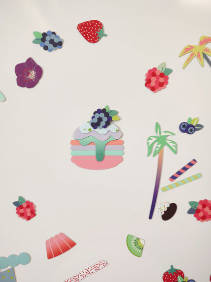 Jeu magnétique - Cupcakes
