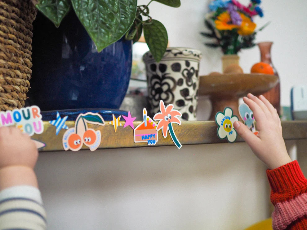 Stickers magnétiques - Les P&