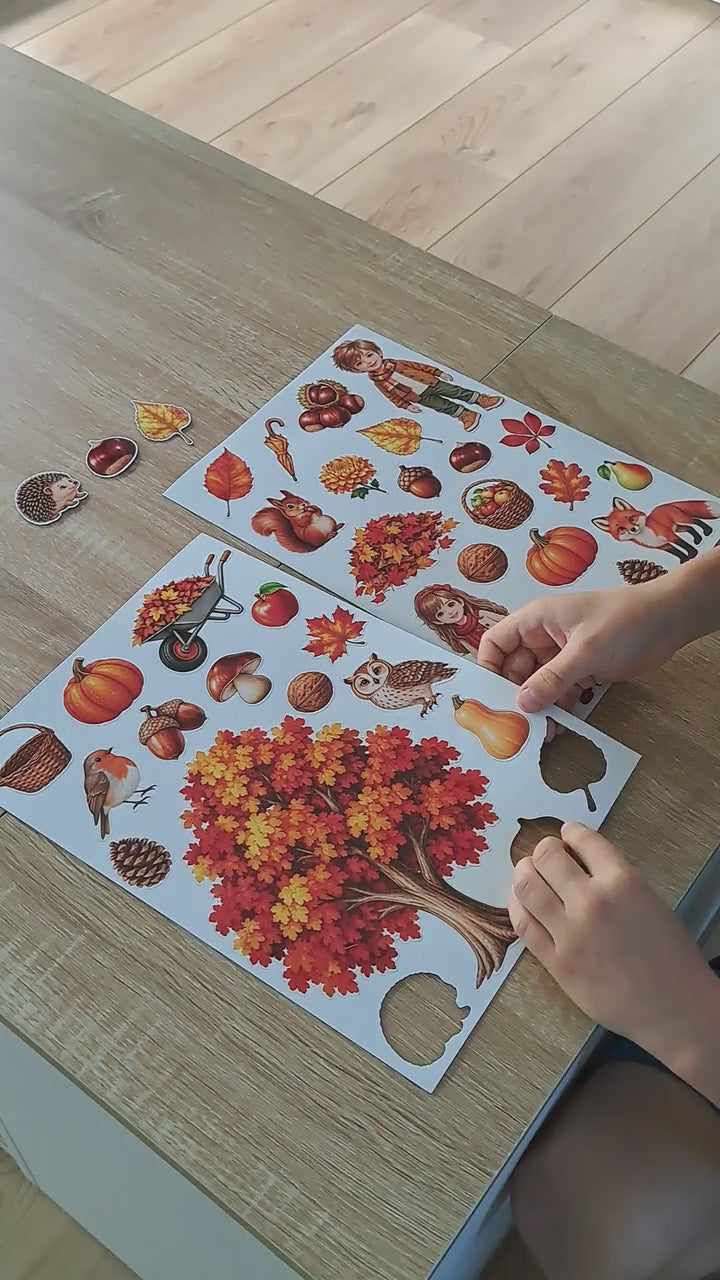 Jeu magnétique - Automne