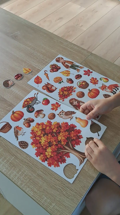 Jeu magnétique - Automne